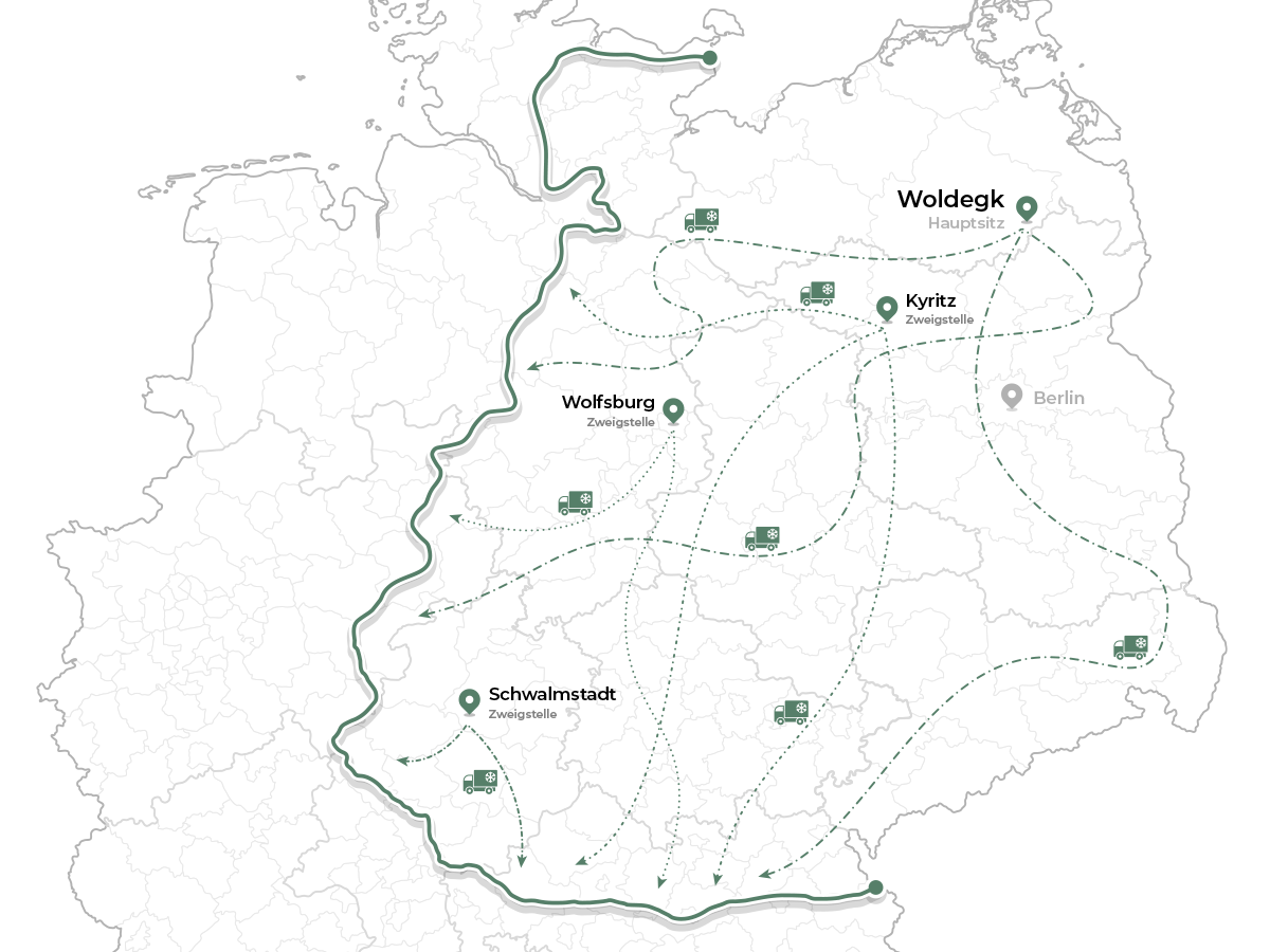 Wildaufkauf Mecklenburg-Vorpommern, Brandenburg, Berlin, Sachsen-Anhalt, Sachsen, Thüringen, Niedersachsen, Schleswig-Holstein, Hessen Wildaufkauf-Gebiet der Lenz Wild GmbH in Mecklenburg-Vorpommern, Brandenburg, Berlin, Sachsen-Anhalt, Sachsen, Thüringen, Niedersachsen, Schleswig-Holstein, Hessen
