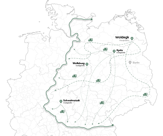 Wildaufkauf Mecklenburg-Vorpommern, Brandenburg, Berlin, Sachsen-Anhalt, Sachsen, Thüringen, Niedersachsen, Schleswig-Holstein, Hessen Wildaufkauf-Gebiet der Lenz Wild GmbH in Mecklenburg-Vorpommern, Brandenburg, Berlin, Sachsen-Anhalt, Sachsen, Thüringen, Niedersachsen, Schleswig-Holstein, Hessen